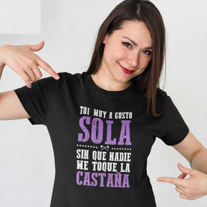 Camiseta "SOLA CASTAÑA"